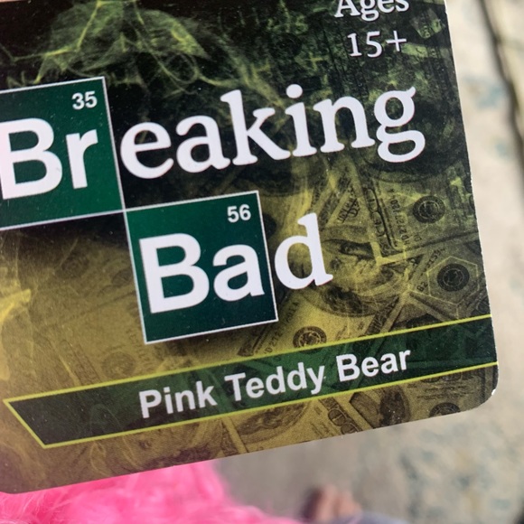 Breaking Bad Mezco Pink Teddy Bear - Picture 3 of 9
